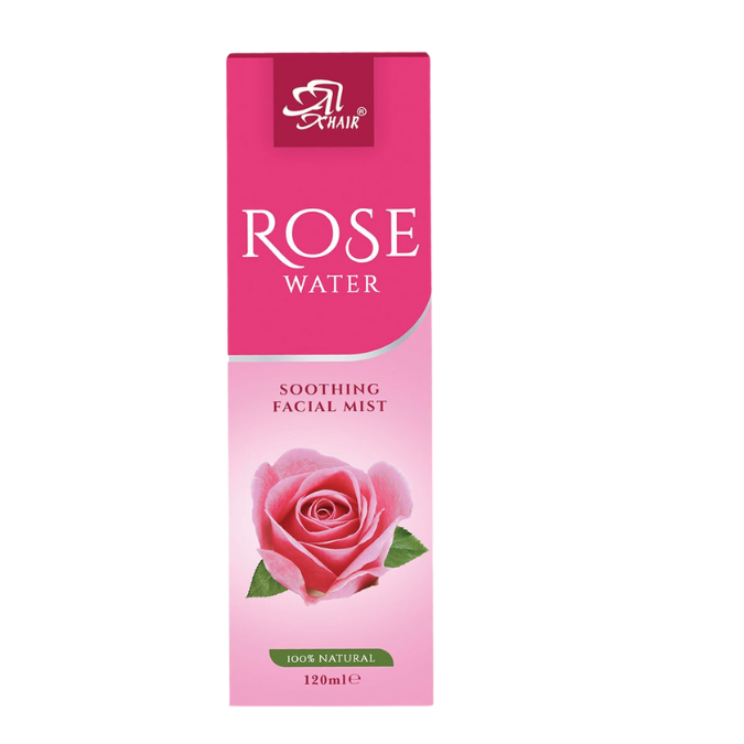 Al Khair Rose Water Facial Mist 120ml – 100% Natural Hydrating & Refreshing Face Toner Spray