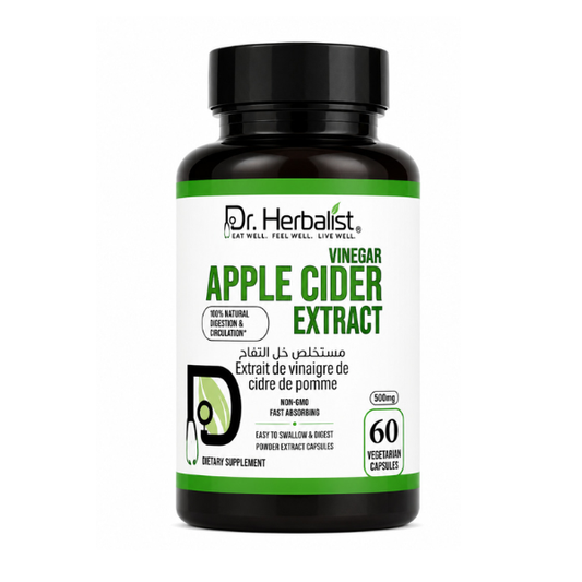 Dr. Herbalist Apple Cider Vinegar Extract 500mg – 60 Vegetarian Capsules