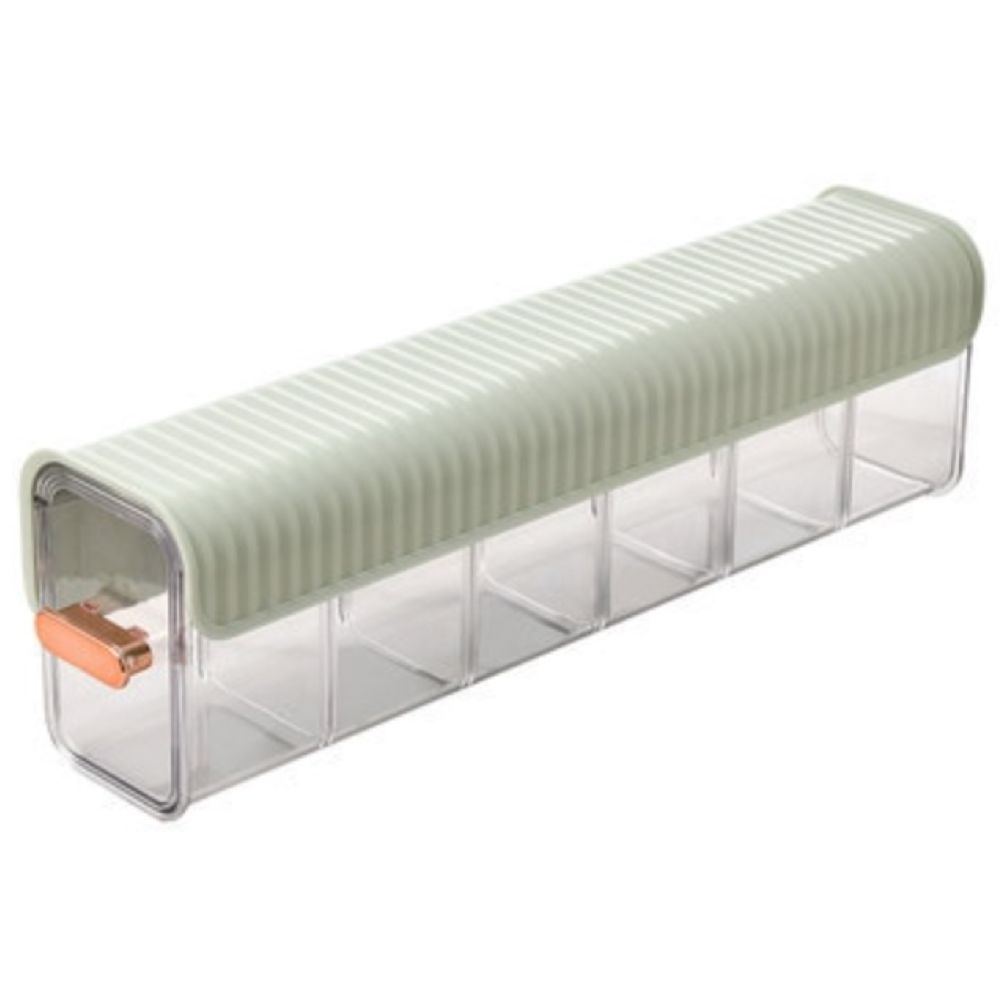 6 Cell Transparent Wall Hanging Storage Organizer | Multipurpose Plastic Storage Box for Home, Kitchen & Bathroom – 36cm