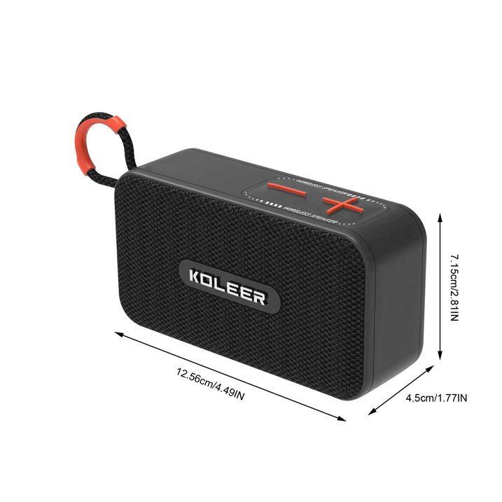 Koleer H33 Portable Bluetooth Speaker | Wireless Outdoor Speaker with AUX, TF Card, FM Radio & Deep Bass