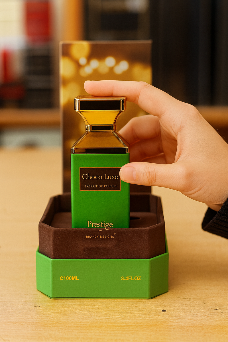 Prestige Choco Luxe Extrait de Parfum for Men 100ml | Luxury Gourmand Woody Long Lasting Perfume