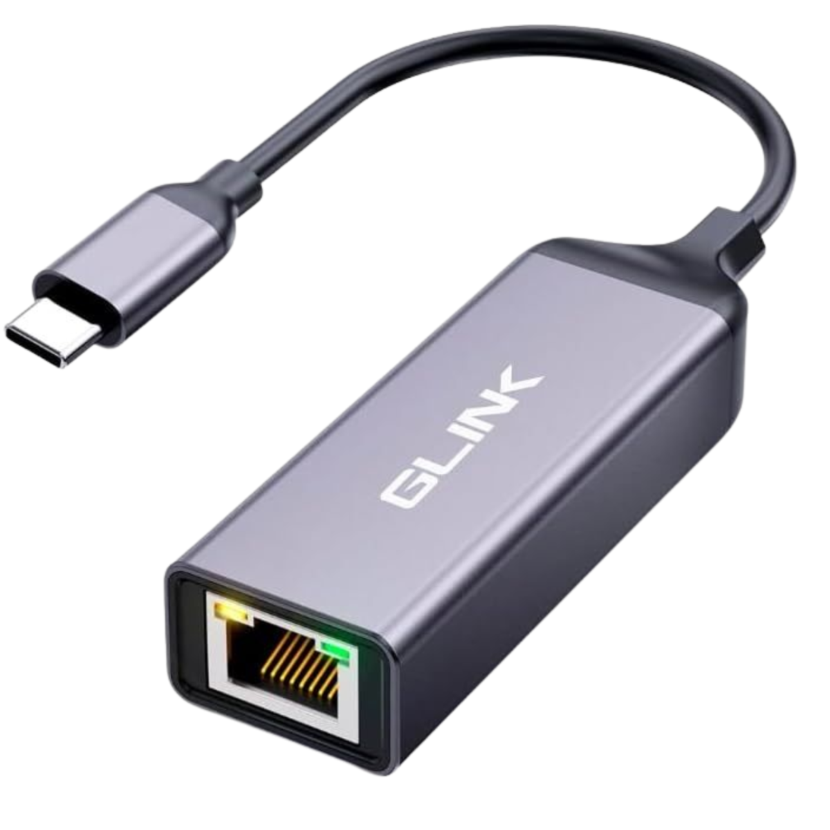 GLINK USB Type-C to RJ45 Gigabit Ethernet Adapter | USB-C to LAN Network Adapter 1000Mbps