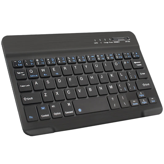 Bluetooth Wireless Keyboard for Android, iPhone, iPad, Tablets, Smart TV, Windows, Mac & iOS – Compact Rechargeable Mini Keyboard