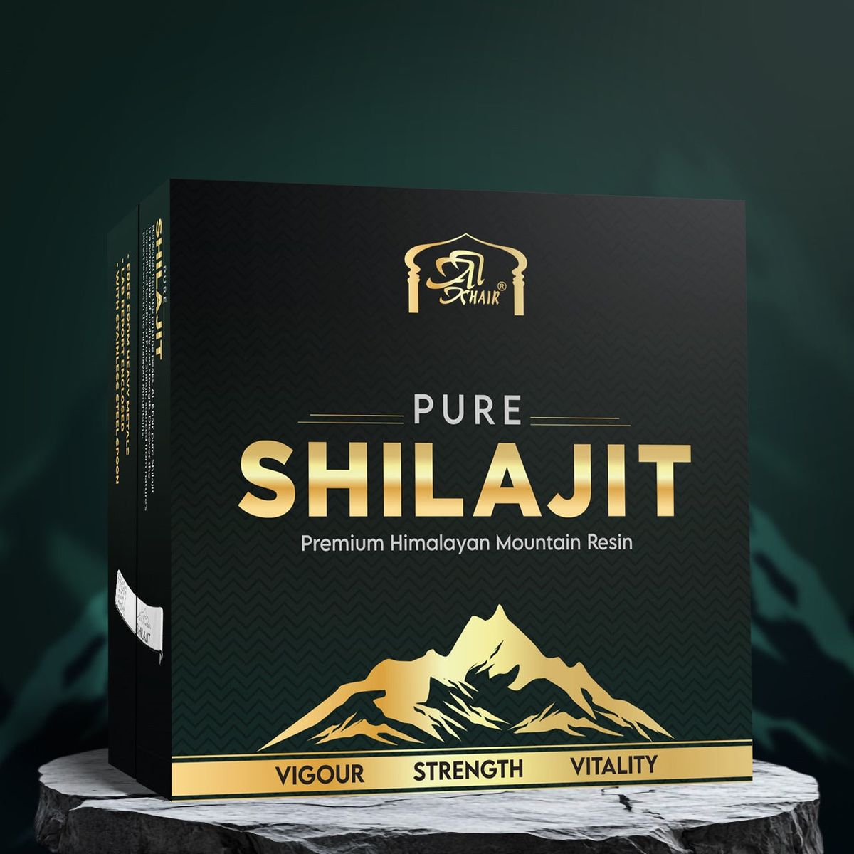 Al Khair Pure Himalayan Shilajit Resin 10g | Premium Mountain Resin with Fulvic Acid & Trace Minerals