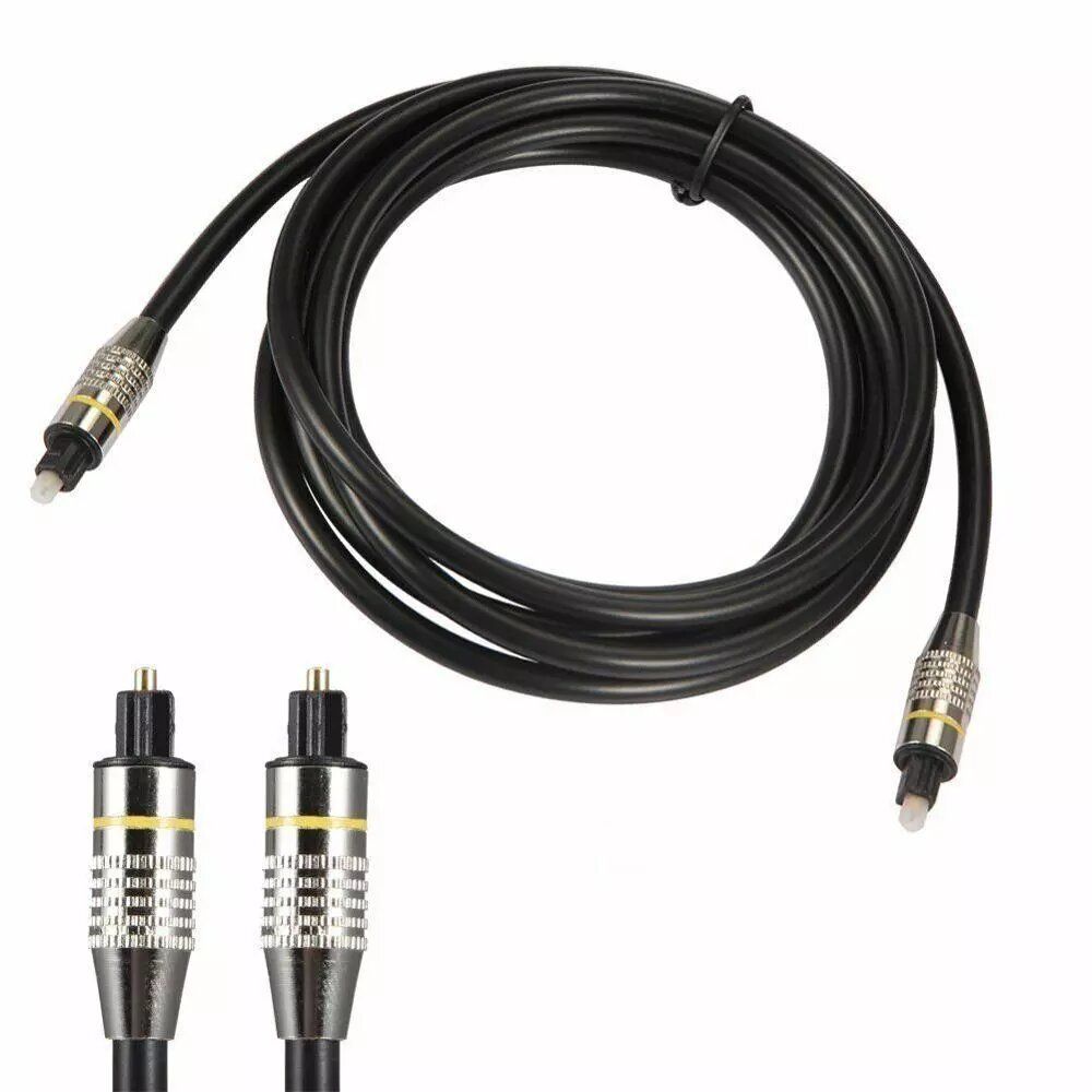 5M Optical Digital Audio Toslink Cable | SPDIF Fiber Optic Audio Cable | Dolby Digital & DTS Surround Sound | Compatible with Smart TV, Soundbar, Home Theater, PS5, Xbox & Blu-ray