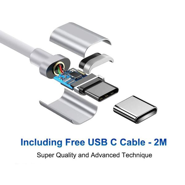 87W USB-C Laptop Charger with USB-C Charging Cable | Fast Power Delivery (PD) Type-C Adapter for MacBook, USB-C Laptops & Tablets