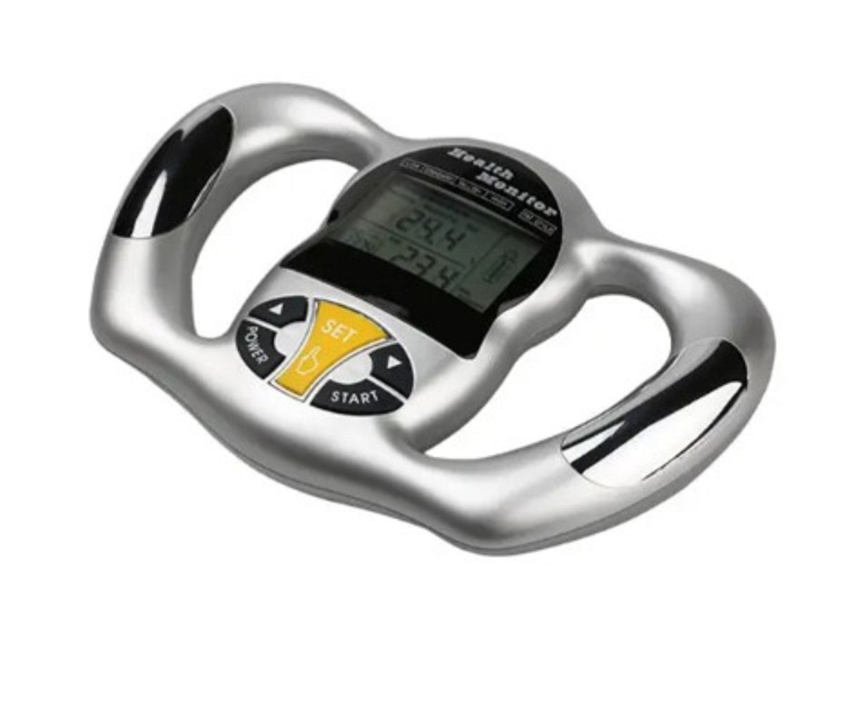 Mini BMI Body Fat Analyzer – Digital Handheld Body Composition Monitor for Body Fat, BMI, Hydration & Fitness Tracking