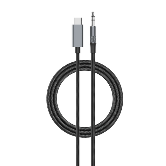 LDNIO LS-Y81C USB Type-C to 3.5mm AUX Audio Cable 1M | Hi-Fi Stereo Sound | Braided USB-C to AUX Adapter