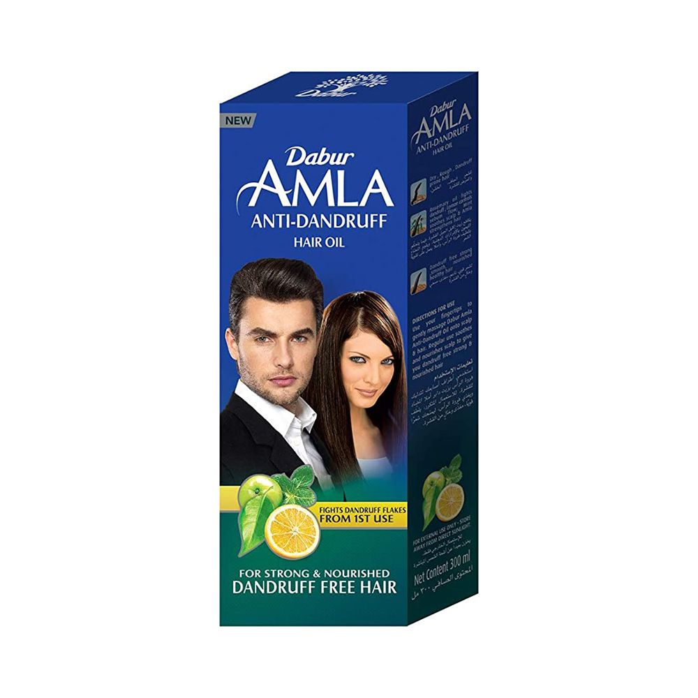 Dabur Amla Anti-Dandruff Hair Oil 200ml | Nourishing Scalp Treatment for Dandruff Control & Strong Hair