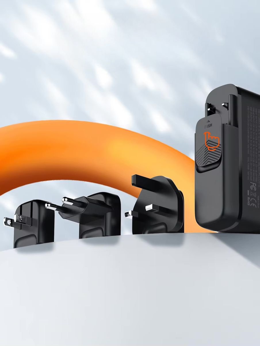 LDNIO A6140C 140W GaN Desktop Charging Station | 3 USB-C + 3 USB-A Fast Charger with LED Display & Universal Travel Plugs