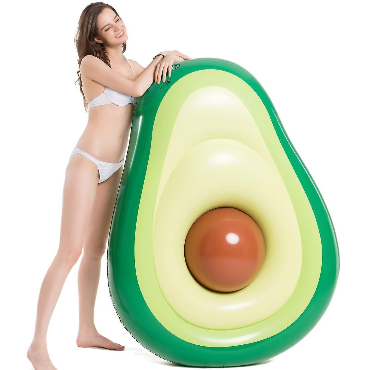 Giant Avocado Pool Float with Removable Ball