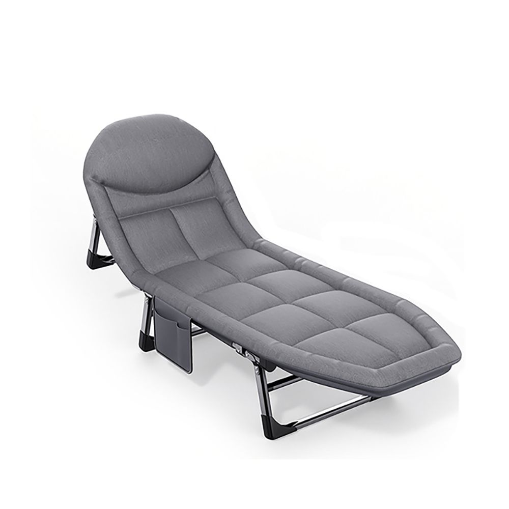 i-FB-002 Folding Camp Bed with Mattress & Pillow | Portable Foldable Sleeping Cot for Camping, Office & Home