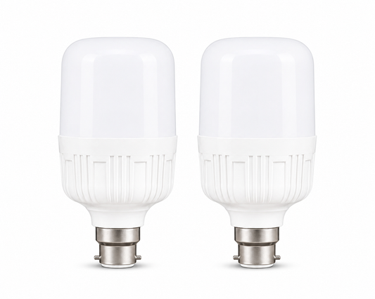FineBlue 40W LED B22 Cool White Light Bulbs – Energy Saving Bright LED Lamp | Bayonet Cap | 2 Pack