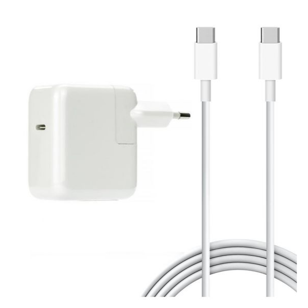 87W USB-C Fast Charger for MacBook Pro & MacBook Air with 2M USB-C Charging Cable | PD Laptop Power Adapter