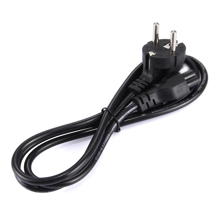 Laptop Power Supply Clover Cable 3 Pin Flower Power Cord 1.5 Meter AC Power Cable for Laptop Chargers