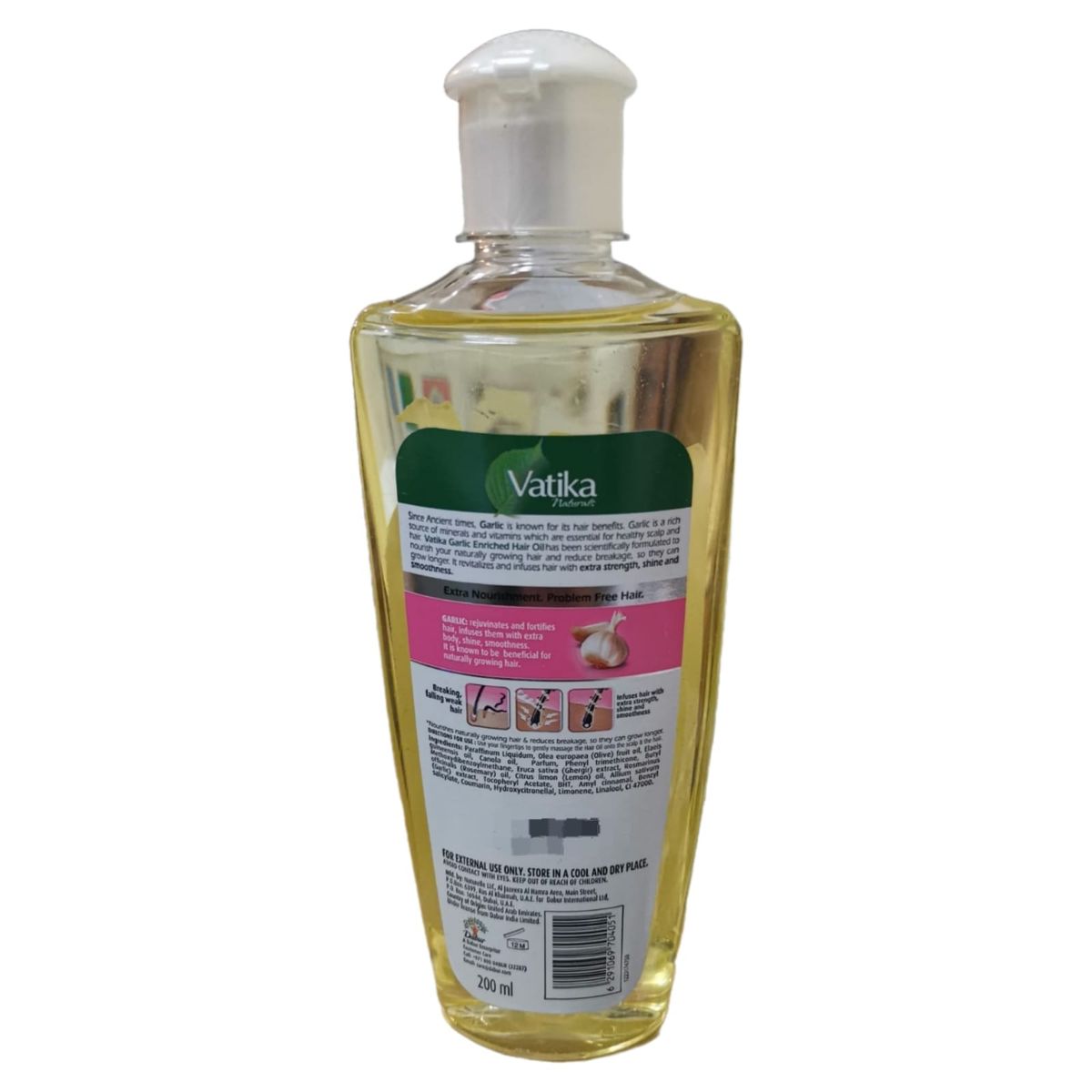 Vatika Naturals Garlic Enriched Hair Oil 300ml | Repair & Restore Hair Oil for Dry & Damaged Hair