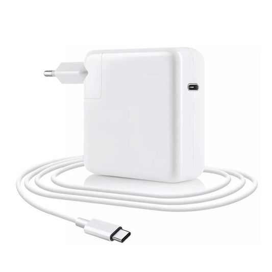 87W USB-C Power Adapter Charger for Apple MacBook Pro | Fast Charging USB-C Laptop Charger with USB-C Cable (EU Plug)