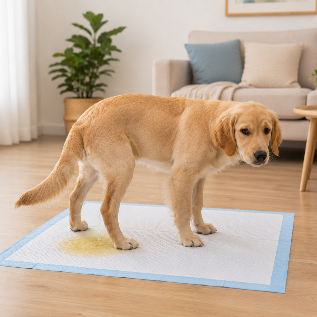 Medium Dog Training Pads 45 x 60cm – Super Absorbent Leak-Proof Puppy Pee Pads, 50 Pack