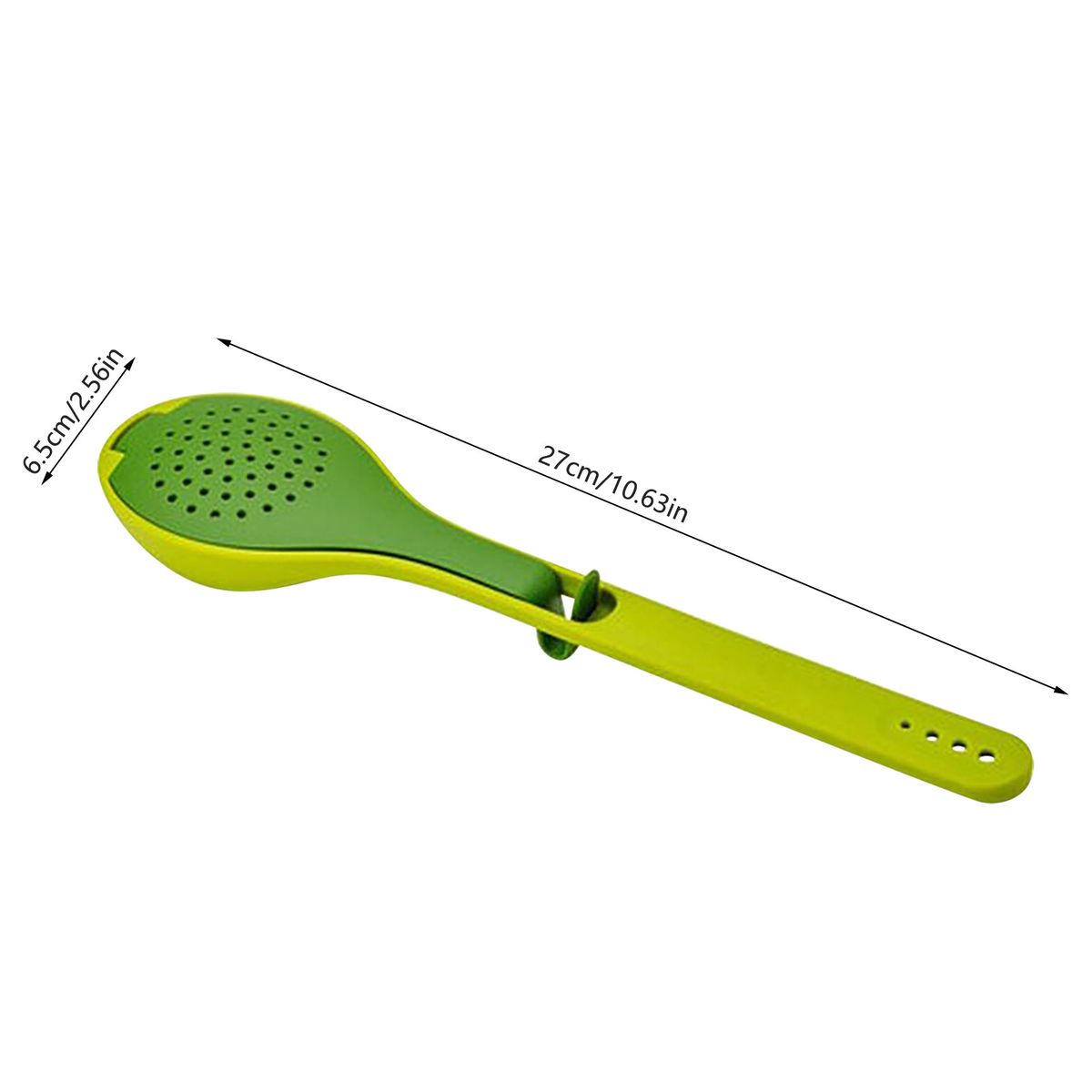 2-in-1 Plastic Herb Infusing Spoon with Herb Stripper | Flavor-Infusing Cooking Spoon