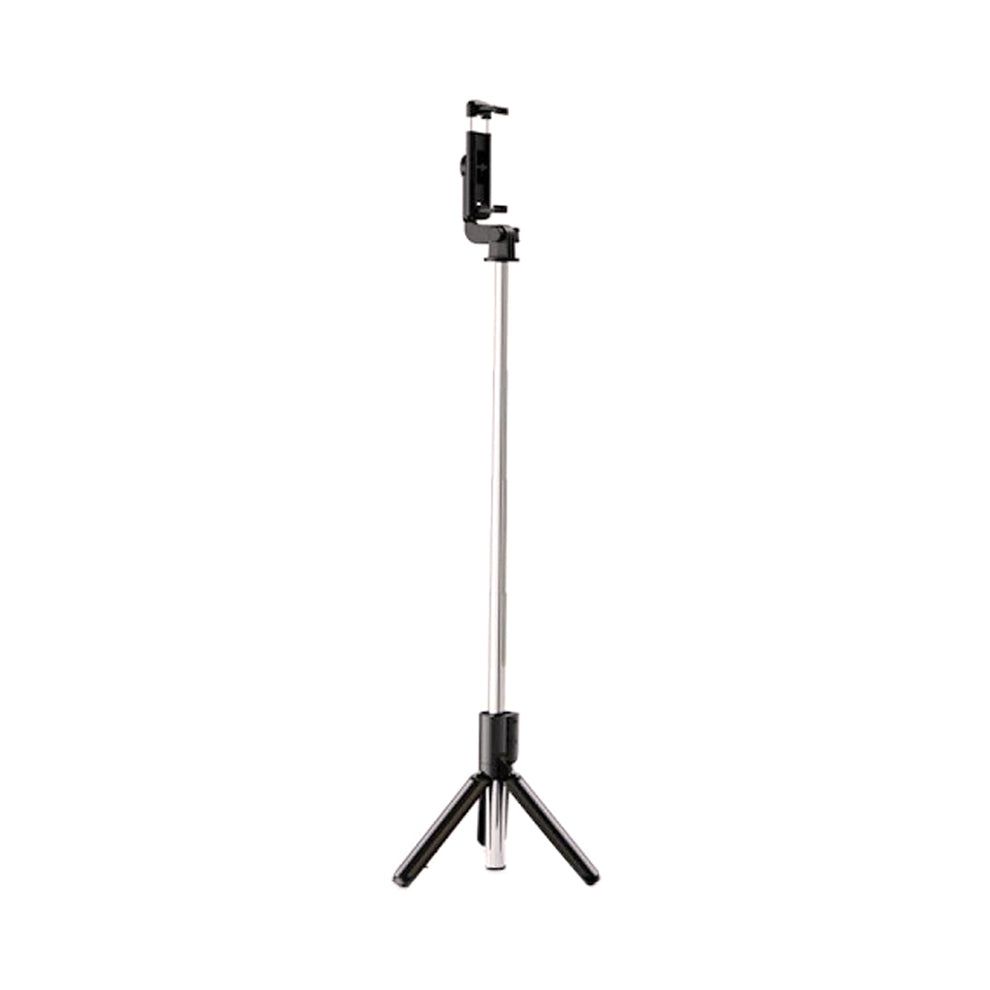 XO SS09 Bluetooth Selfie Stick Tripod with Detachable Remote & Adjustable Phone Holder | Extendable 64cm for Android & iPhone