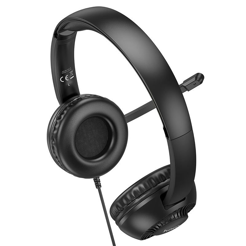 W112 Wired Headset with Noise-Reducing Microphone & 3.5mm Jack | Stereo Headphones for PC, Laptop, Office & Online Classes