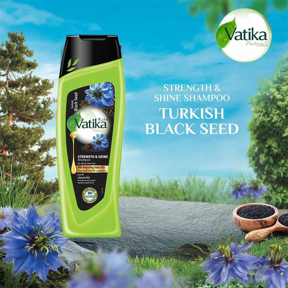 Vatika Black Seed Strength & Shine Shampoo & Conditioner 400ml Set