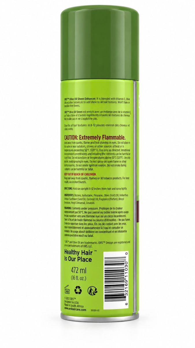 ORS Olive Oil Nourishing Sheen Spray 472ml | Moisturizing Hair Shine Spray for Dry & Dull Hair