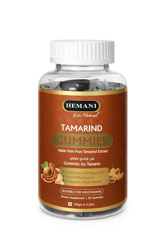 Hemani Tamarind Gummies 30 Count | Sugar-Free Tamarind Extract Gummies | Vegetarian Dietary Supplement