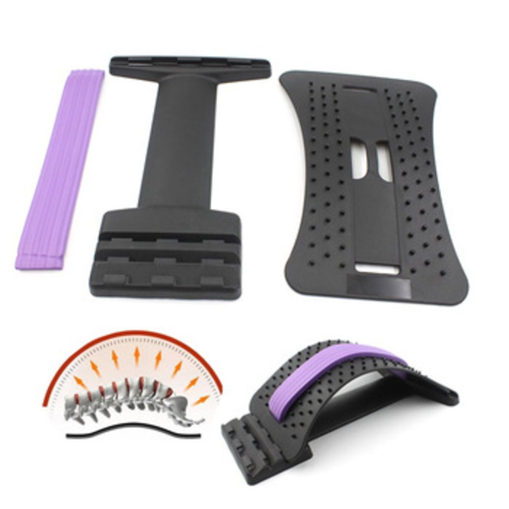 Adjustable Lumbar Back Stretcher – Multi-Level Spine Support & Back Stretching Arch for Posture Correction and Lower Back Relief
