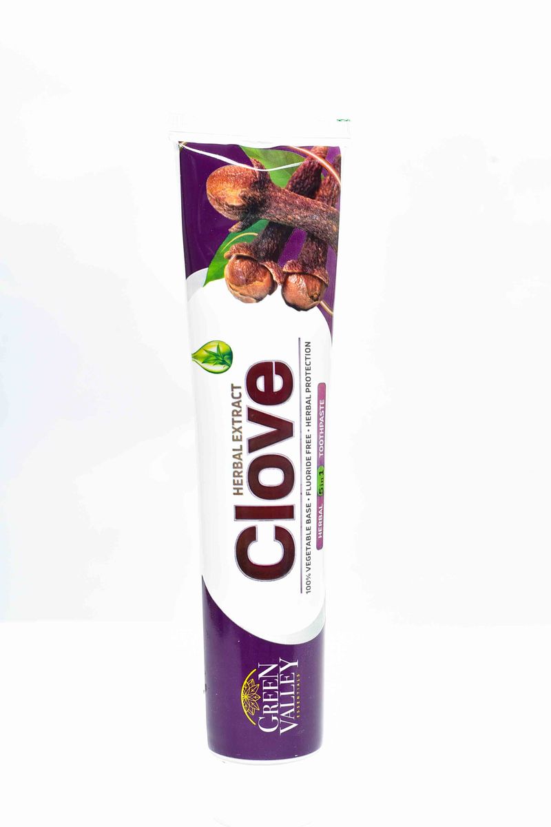 Green Valley Clove Toothpaste – Herbal Oral Care & Fresh Breath – 185g