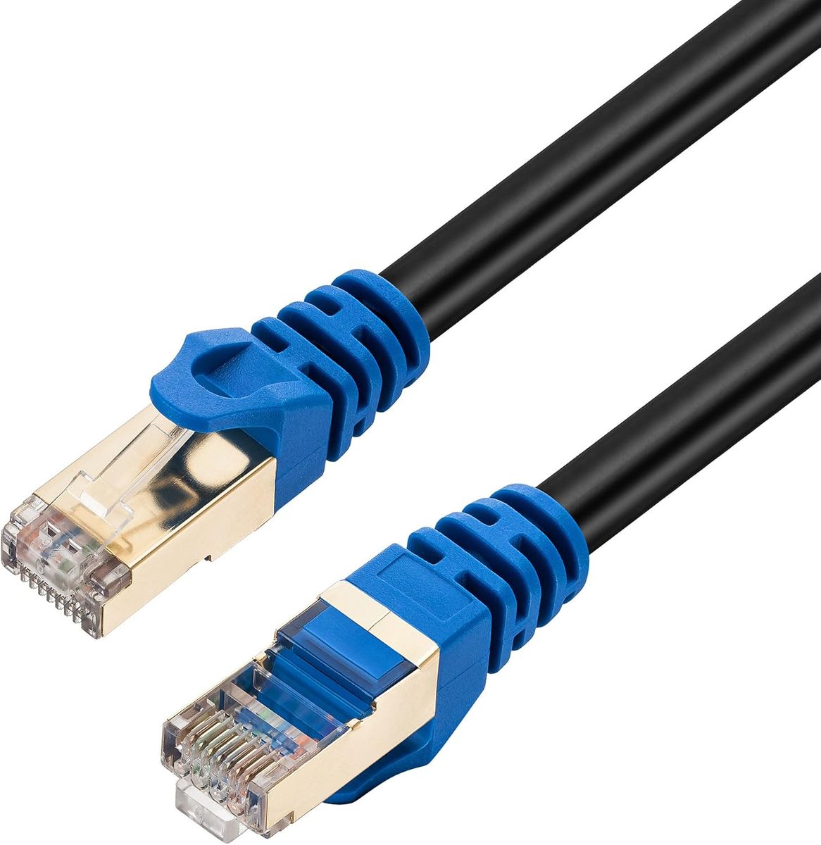 GLINK CAT7 Ethernet LAN Cable 10Gbps High-Speed RJ45 Network Cable 600MHz Shielded Internet Cable for PC, Laptop, Router & Gaming