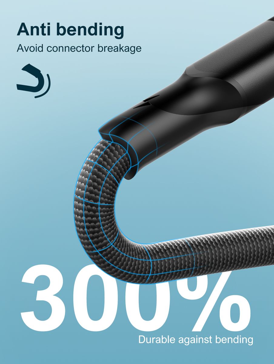 LDNIO LS351Q USB-A to USB-C 120W Fast Charging & Data Cable 1M | Braided Type-C Charging Cable