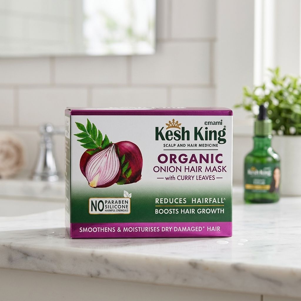 Kesh King Organic Onion Hair Mask with Curry Leaves 200ml