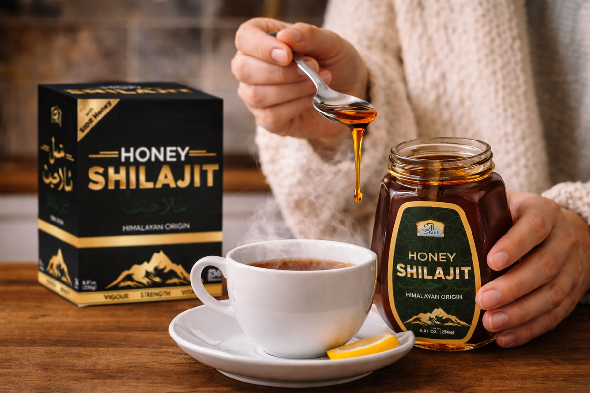 Al Khair Himalayan Honey Shilajit Blend with Sidr Honey 250g – Natural Energy & Daily Wellness Supplement
