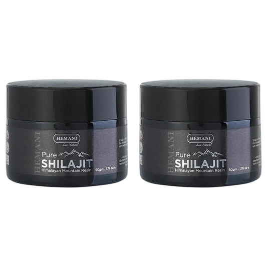 Hemani Pure Himalayan Shilajit Resin 50g (Pack of 2) | Natural Mineral Resin Supplement