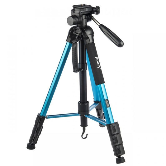 JMARY KP-2254 Professional Camera Tripod Kit with Detachable Monopod – Blue