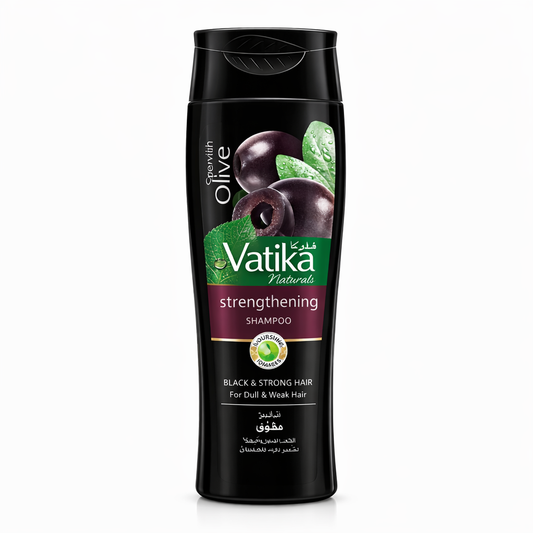 Vatika Naturals Olive Strengthening Shampoo 400ml | Nourishing Shampoo for Weak & Dull Hair