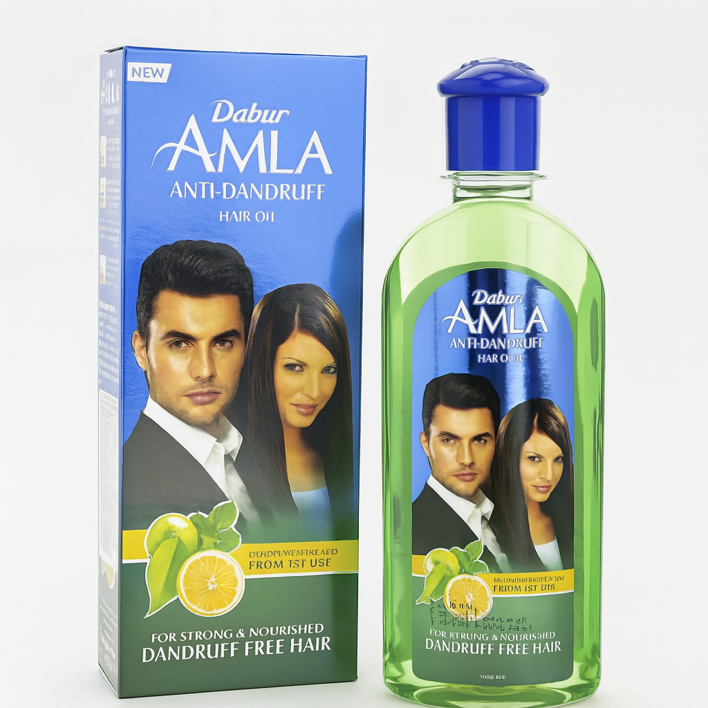 Dabur Amla Anti-Dandruff Hair Oil 200ml | Nourishing Scalp Treatment for Dandruff Control & Strong Hair