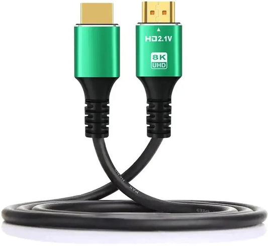 HD2.1V Premium 8K Ultra HDMI Cable 1.5M | HDMI 2.1 48Gbps High Speed Cable | 8K@60Hz, 4K@120Hz, HDR, ARC, 7680×4320 Ultra HD