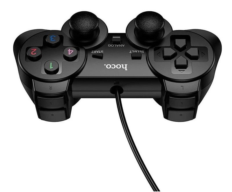 HOCO GA3 Wired USB Game Controller for PC – Dual Analogue Gamepad with Vibration