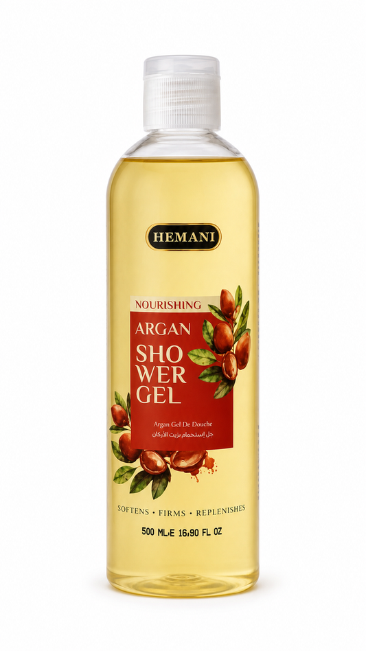 Hemani Argan Shower Gel 500ml – Nourishing Moisturizing Body Wash for Soft & Refreshed Skin