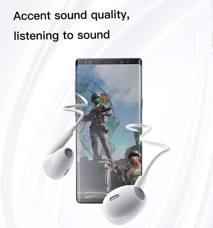 YESIDO YH39 Wired Earphones with Microphone – 3.5mm In-Ear Heavy Bass Stereo Headset with Remote Control, White