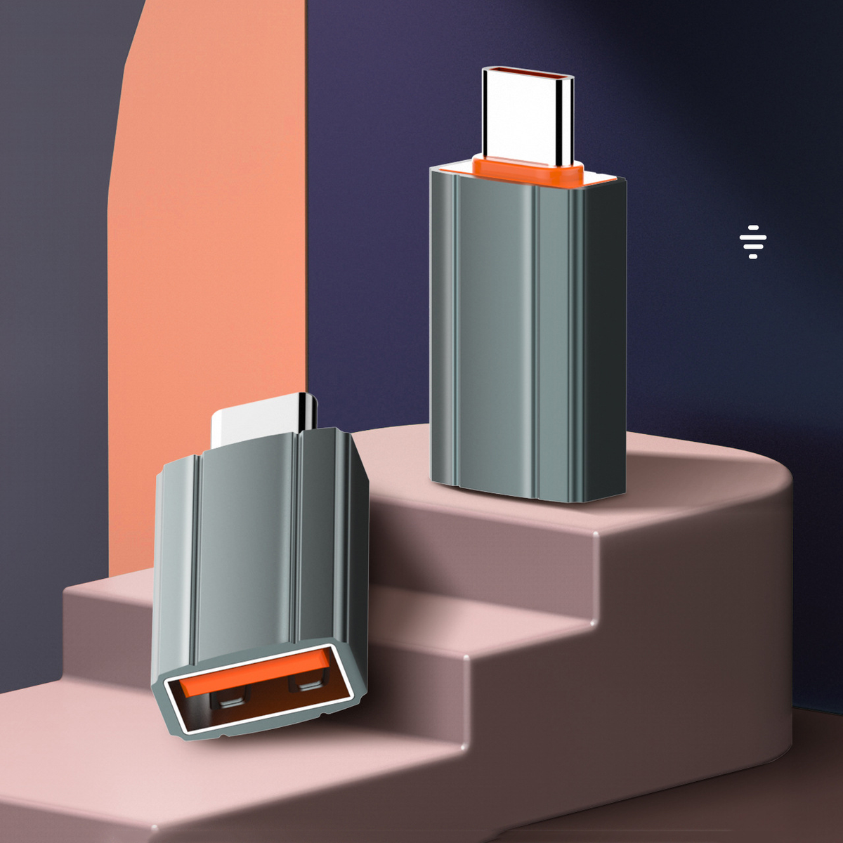 LDNIO LC140 USB-C Male to USB-A Female OTG Adapter | USB 3.0 High-Speed 5Gbps Data Transfer & Fast Charging | Type-C to USB Converter for Android, Laptop, MacBook & Tablet