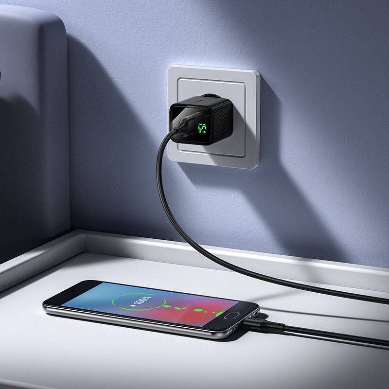HOCO CS81A 18W QC3.0 USB-A Fast Wall Charger with USB-A to Micro USB Cable (1M) | Quick Charge 3.0 EU Plug