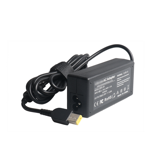 Lenovo 90W Laptop Charger 20V 4.5A USB Square Pin | Replacement AC Power Adapter (Yellow Square Tip)