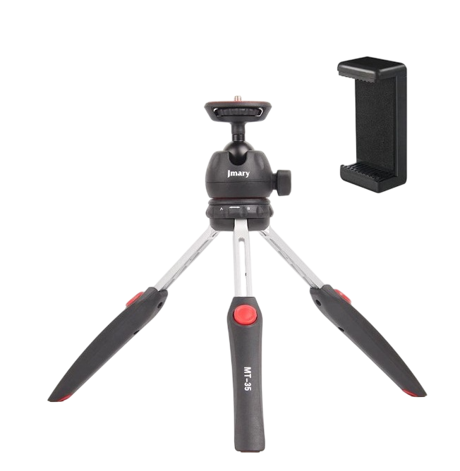 JMARY MT-35 Portable Mini Tripod for Cameras & Smartphones