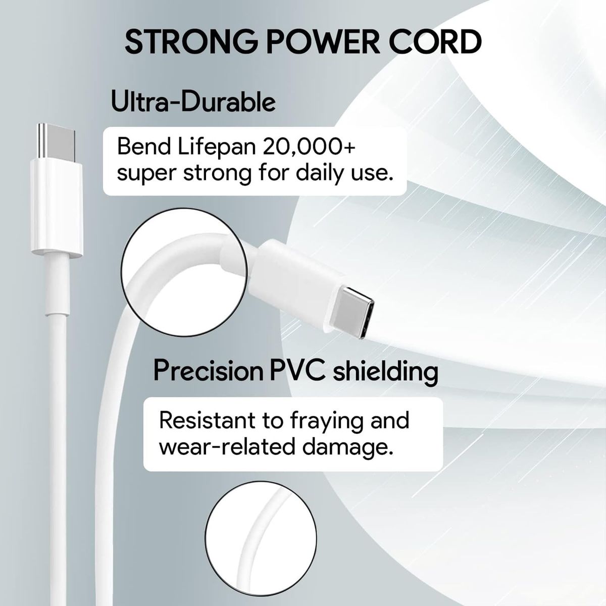 96W USB-C Power Adapter Charger for MacBook Pro & MacBook Air | Fast USB-C Laptop Charger with PD