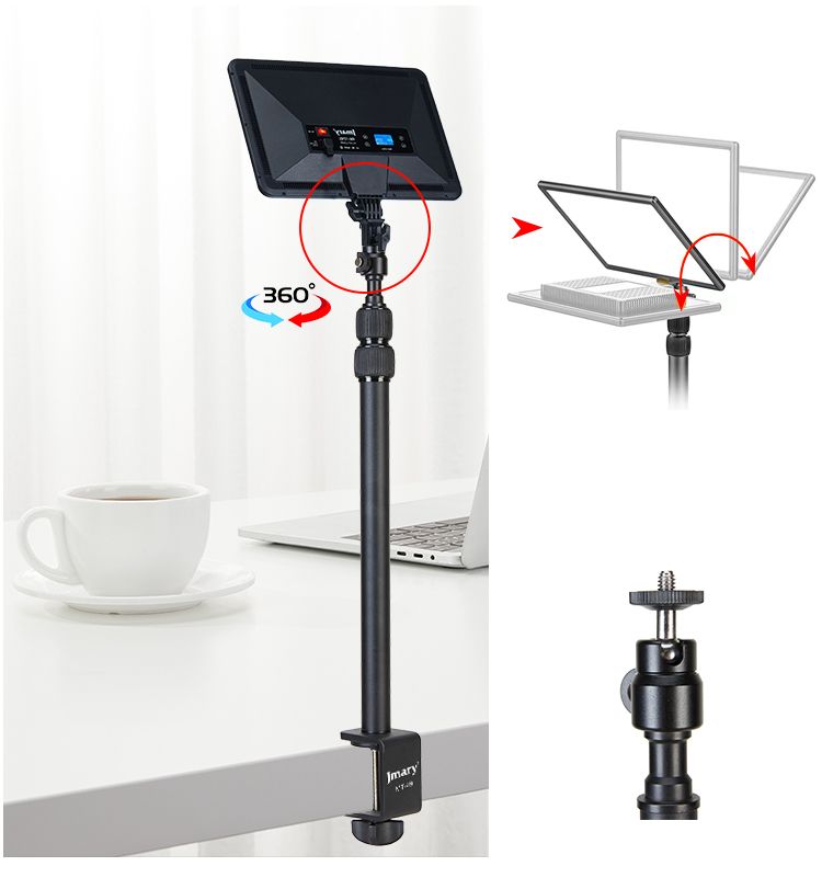 Jmary MT-49 1M Table Mount Stand for Cameras & Ring Lights