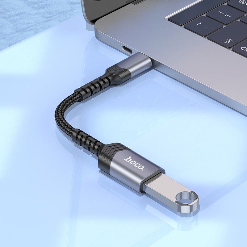 Hoco USB-C Male to USB 3.0 Female OTG Adapter | 5Gbps Type-C to USB-A Converter