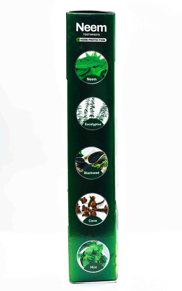 Green Valley Neem Herbal Toothpaste 150g | Natural Fluoride-Free Toothpaste with Neem Extract for Healthy Teeth & Gums